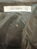 NWT Six/Fifty Olive Short Sleeve Pocket Back Blouse Size Large