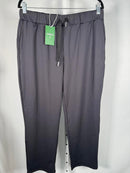 NWT HalaraFlex™ Mid Rise Drawstring Pocket Work Pants Black Large