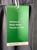 NWT HalaraFlex™ Mid Rise Drawstring Pocket Work Pants Black Large