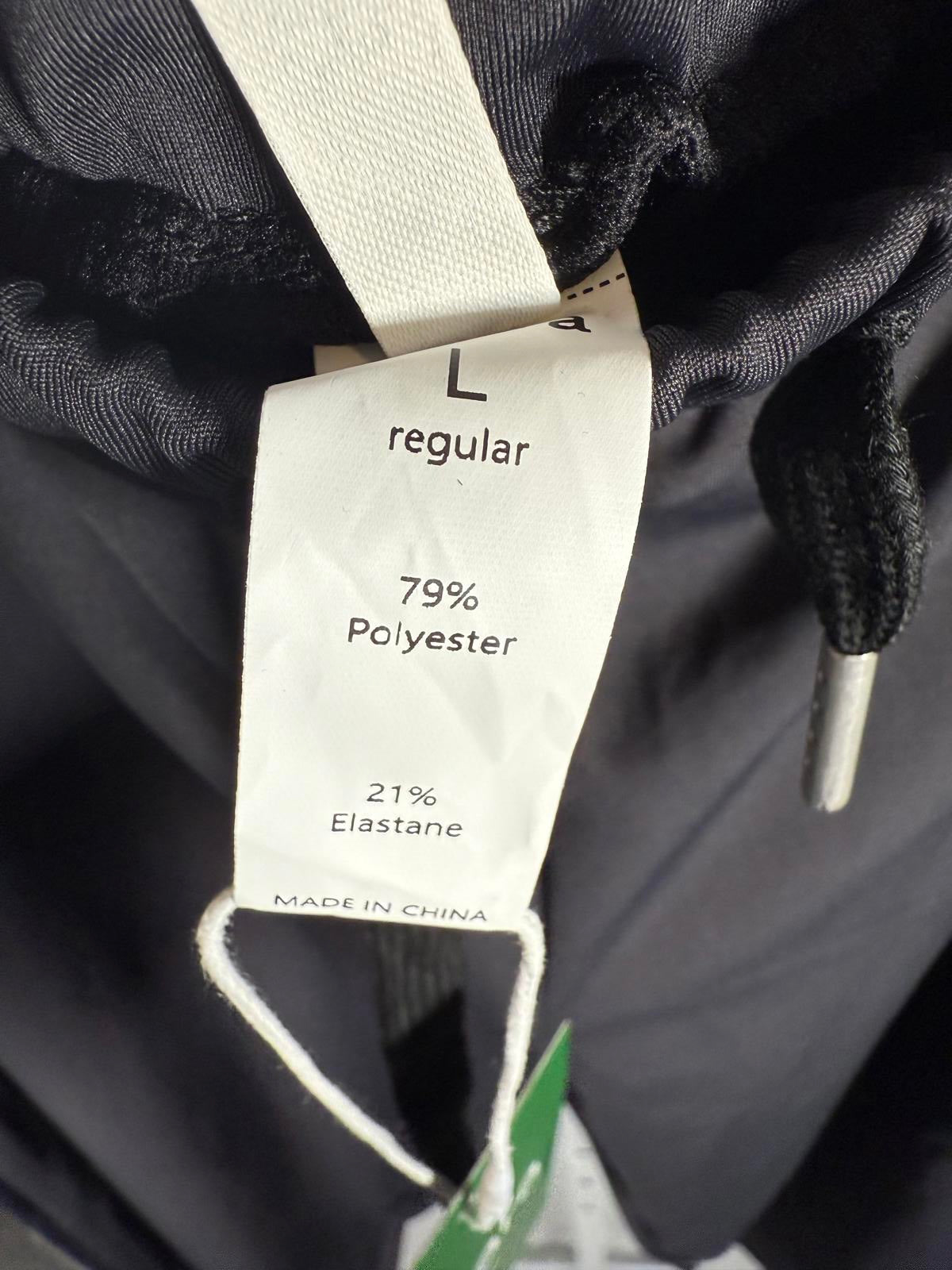 NWT HalaraFlex™ Mid Rise Drawstring Pocket Work Pants Black Large