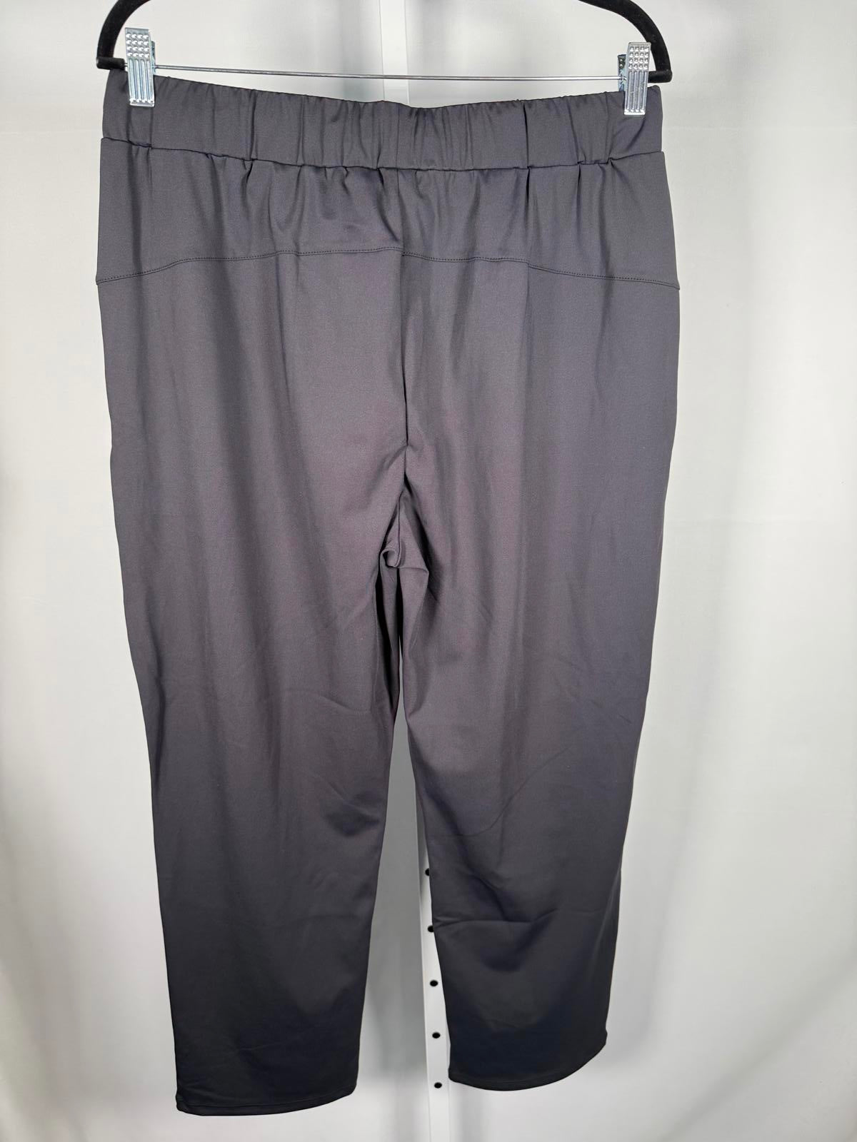 NWT HalaraFlex™ Mid Rise Drawstring Pocket Work Pants Black Large