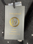 NWT Kathy Ireland Holiday Jewel Cardigan & Cami Set Black Size 3X