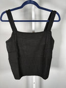 NWT Kathy Ireland Holiday Jewel Cardigan & Cami Set Black Large