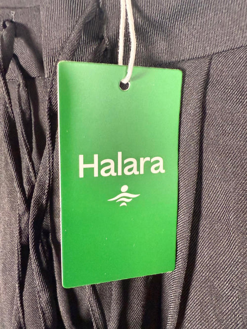NWT Halara Wide Leg Drawstring Black Pants Size Small