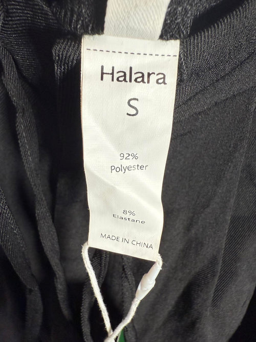 NWT Halara Wide Leg Drawstring Black Pants Size Small