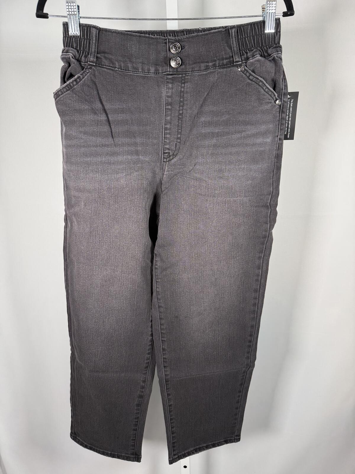 NWT G by Giuliana Black Straight Leg Jeans Size 8