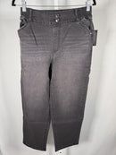 NWT G by Giuliana Black Straight Leg Jeans Size 8