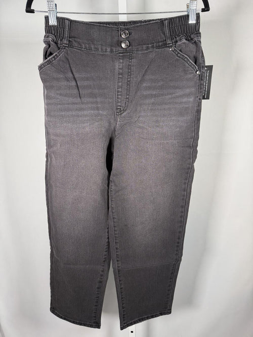 NWT G by Giuliana Black Straight Leg Jeans Size 8