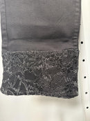 NWT G by Giuliana Black Label The Straight Lace Hem Jeans Size 6