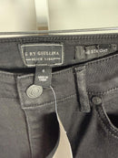 NWT G by Giuliana Black Label The Straight Lace Hem Jeans Size 6