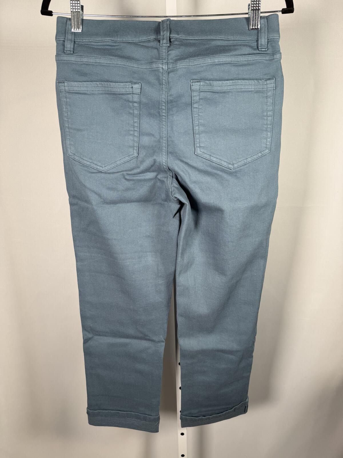 NWT d&co. Women's Sage Green Straight Leg Ankle Pants Size 10
