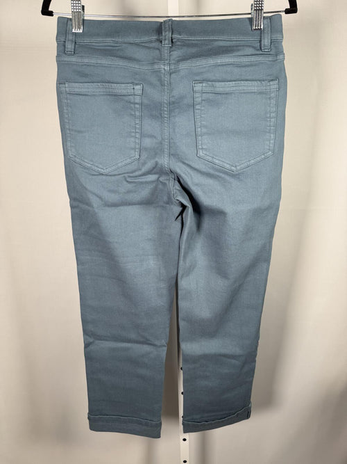 NWT d&co. Women's Sage Green Straight Leg Ankle Pants Size 10
