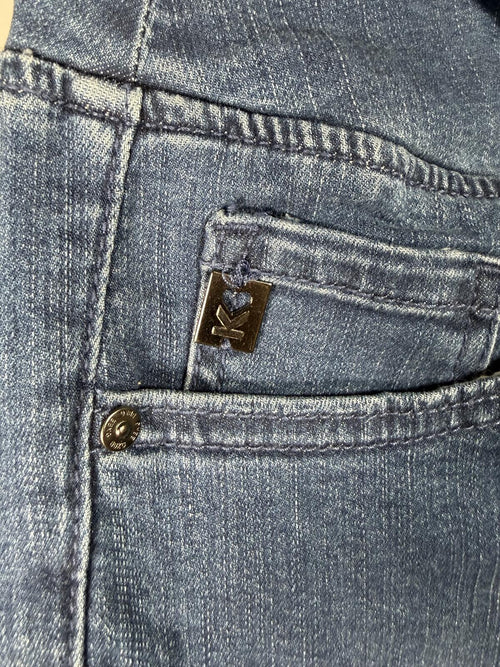 NWT Belle by Kim Gravel Women's Pull-On Cuffed Ankle Jeans Size 0