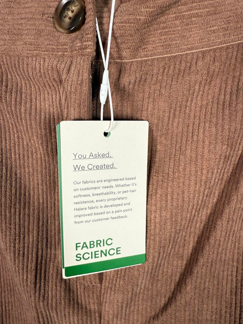 NWT Halara High Waisted Corduroy Casual Pants Acorn Size XL