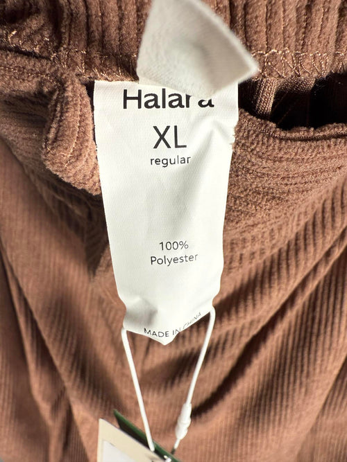 NWT Halara High Waisted Corduroy Casual Pants Acorn Size XL