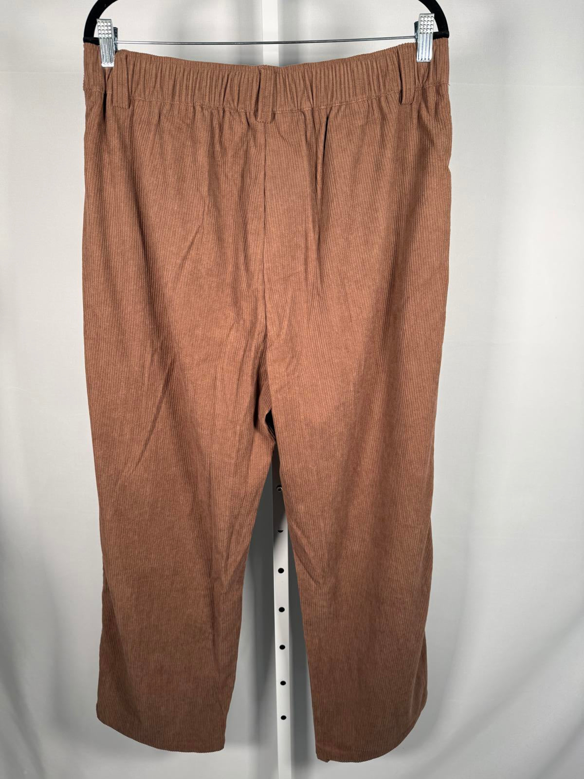 NWT Halara High Waisted Corduroy Casual Pants Acorn Size XL