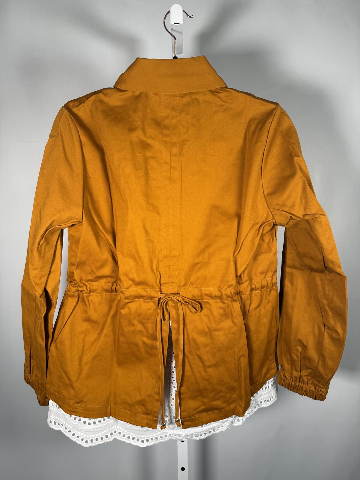 NWT C. Wonder Christian Siriano Honey Ginger Jacket Eyelet Hem Size 1X