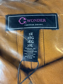 NWT C. Wonder Christian Siriano Honey Ginger Jacket Eyelet Hem Size 2X