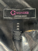 NWT C. Wonder Christian Siriano Black Jacket Eyelet Hem Size Medium