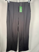 NWT Halara Flex™ Mid High Waisted Pocket Work Pants Black Medium