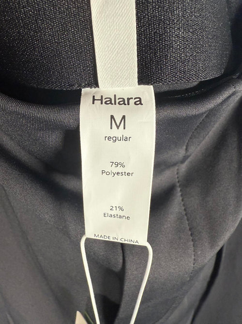 NWT Halara Flex™ Mid High Waisted Pocket Work Pants Black Medium