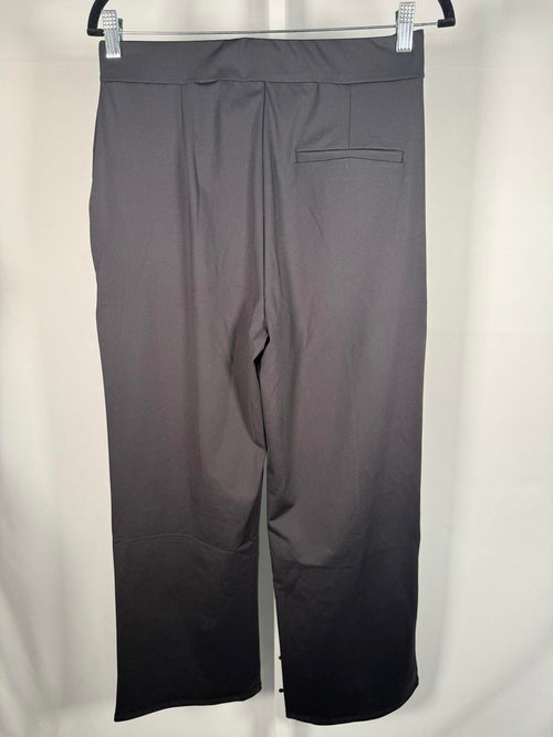 NWT Halara Flex™ Mid High Waisted Pocket Work Pants Black Medium