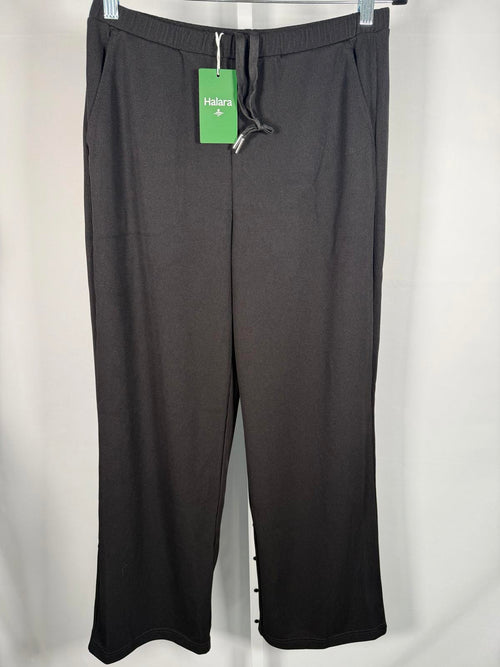NWT Halara Black Drawstring Work Pants w/ Back Pockets Women's Size M
