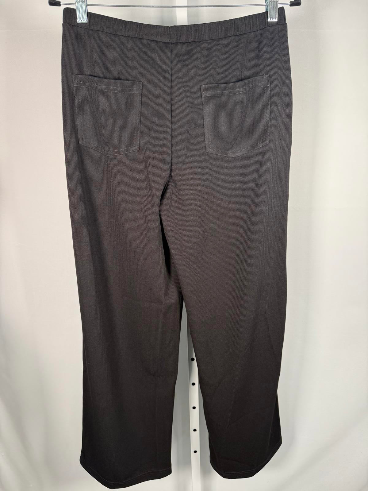 NWT Halara Black Drawstring Work Pants w/ Back Pockets Women's Size M