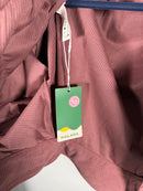 NWT Halara Pocket Cropped Corduroy Casual Jacket Mauvewood Large