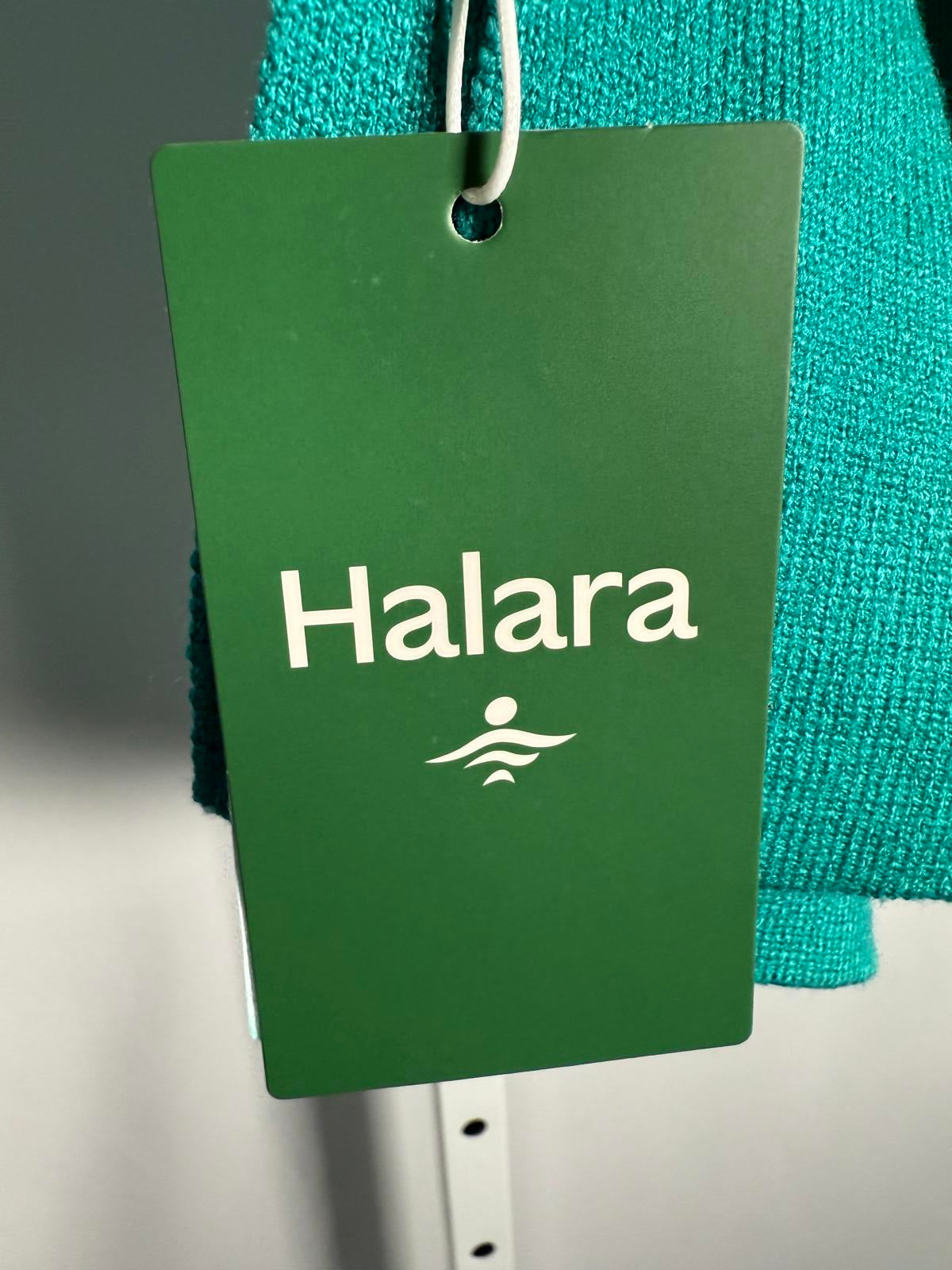 NWT Halara Off Shoulder Long Sleeve Work Sweater Green Small