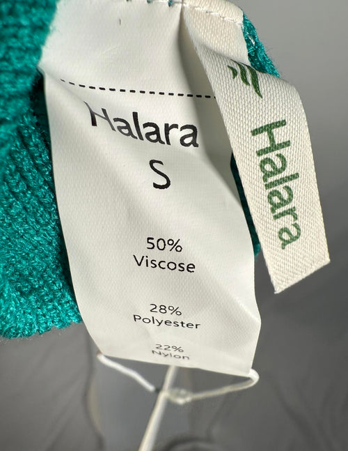 NWT Halara Off Shoulder Long Sleeve Work Sweater Green Small
