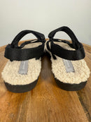 NWB Everlane The ReNew Teddy Sport Sandal Black/Cream Women's Size 7