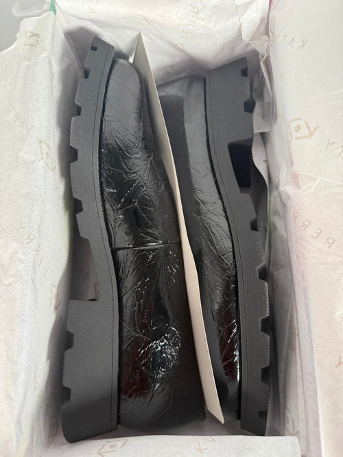 NWB Katy Perry The Darling Black Slip-On Loafers Women's Size 10
