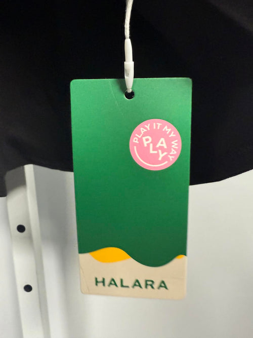 NWT Halara Round Neck Zipper Belted Pocket Midi Fit And Flare Work Dress Size XL