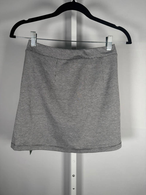 NWT Halara High Waisted 2-in-1 Houndstooth Mini Work Skirt XS