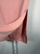NWT Halara Ribbed High Waist Bodycon Midi Skirt Mellow Rose Size Medium