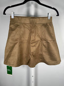 NWT Halara High Waisted Decorative 2-in-1 A Line Suede Mini Casual Skirt Size XS