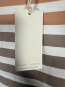 NWT Z Supply Aya Striped Dress Washed Taupe Size Large