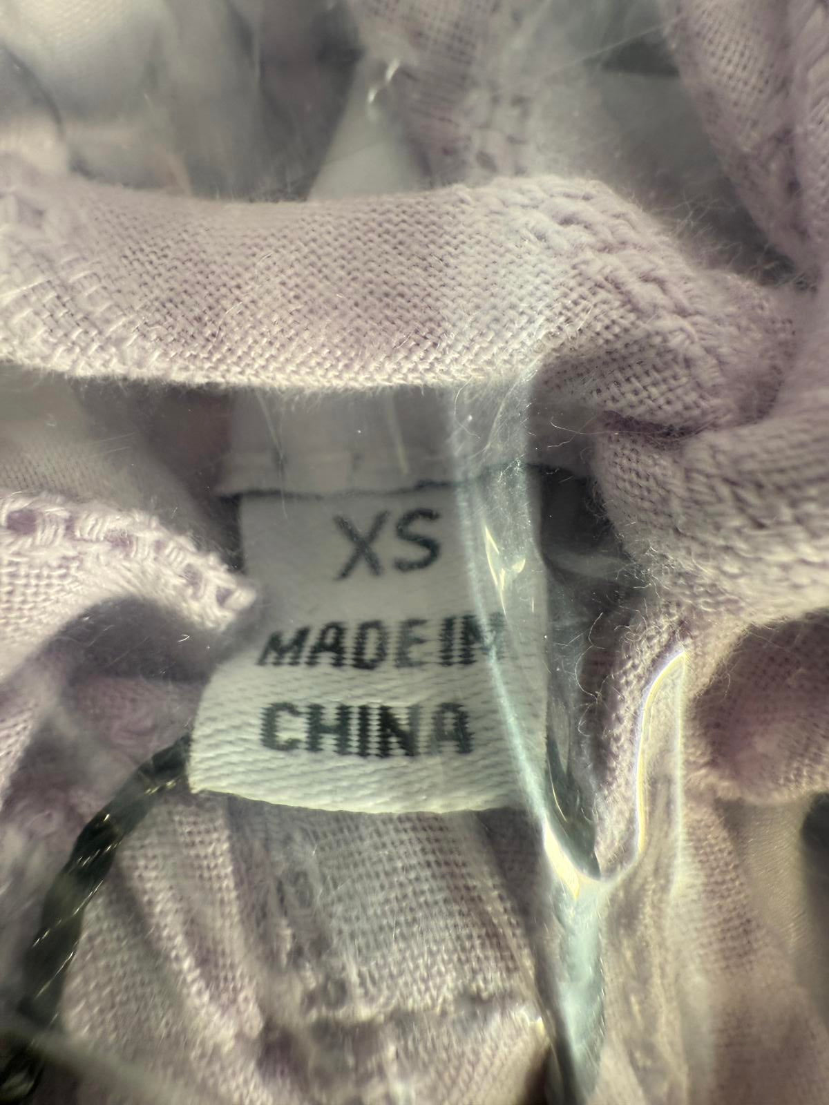 NWT Lost + Wander Lilac Puff Sleeve Mini Dress XS