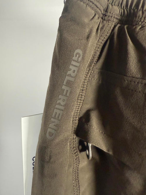 NWT Girlfriend Collective Flex Track Reversible Fleece Pant Olive XXL