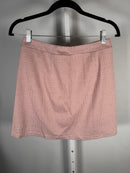 NWT Halara High Waisted 2-in-1 Houndstooth Mini Work Skirt Pink Sand Size M