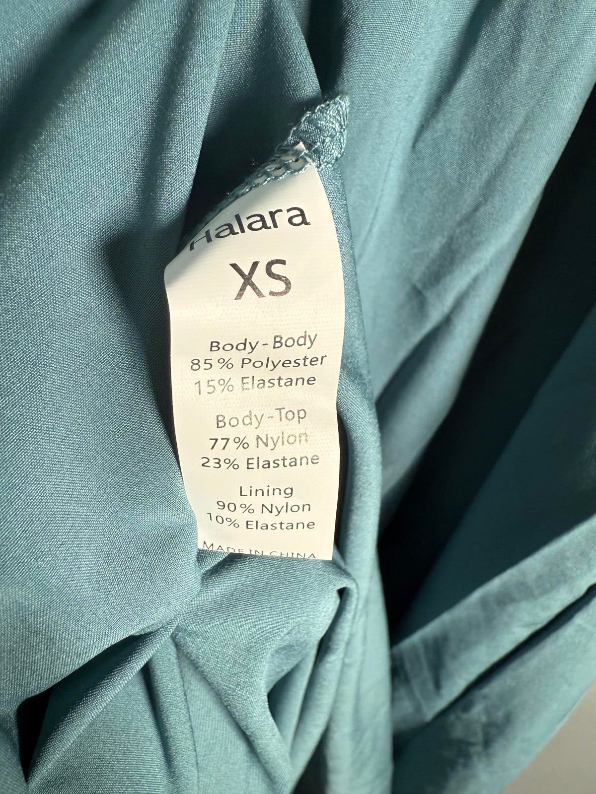 NWT Halara Breezeful High Low 2-Piece Pocket Midi Dress Stone Blue XS