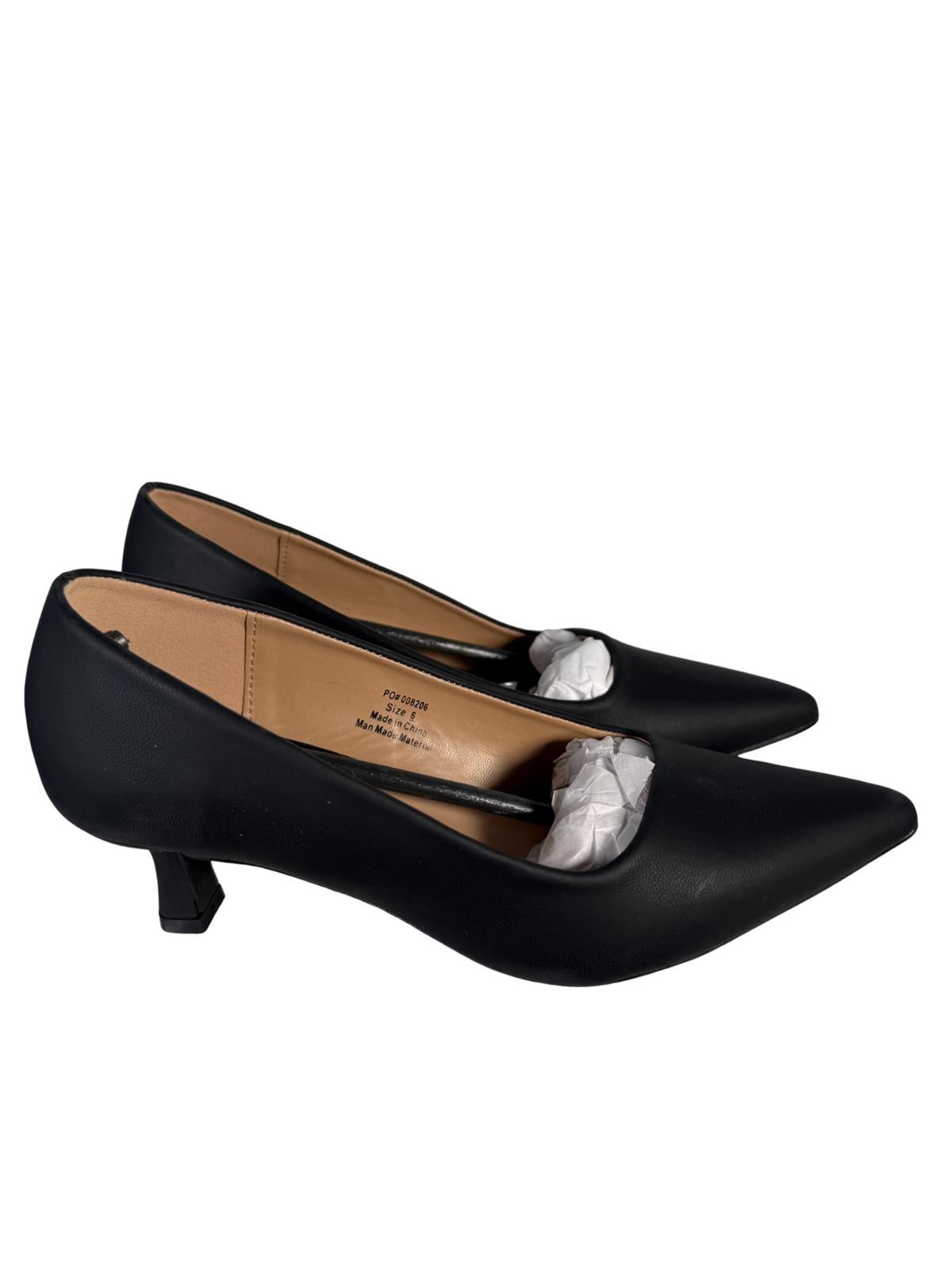 NWB Journee Collection Celica Pump Black Size 6