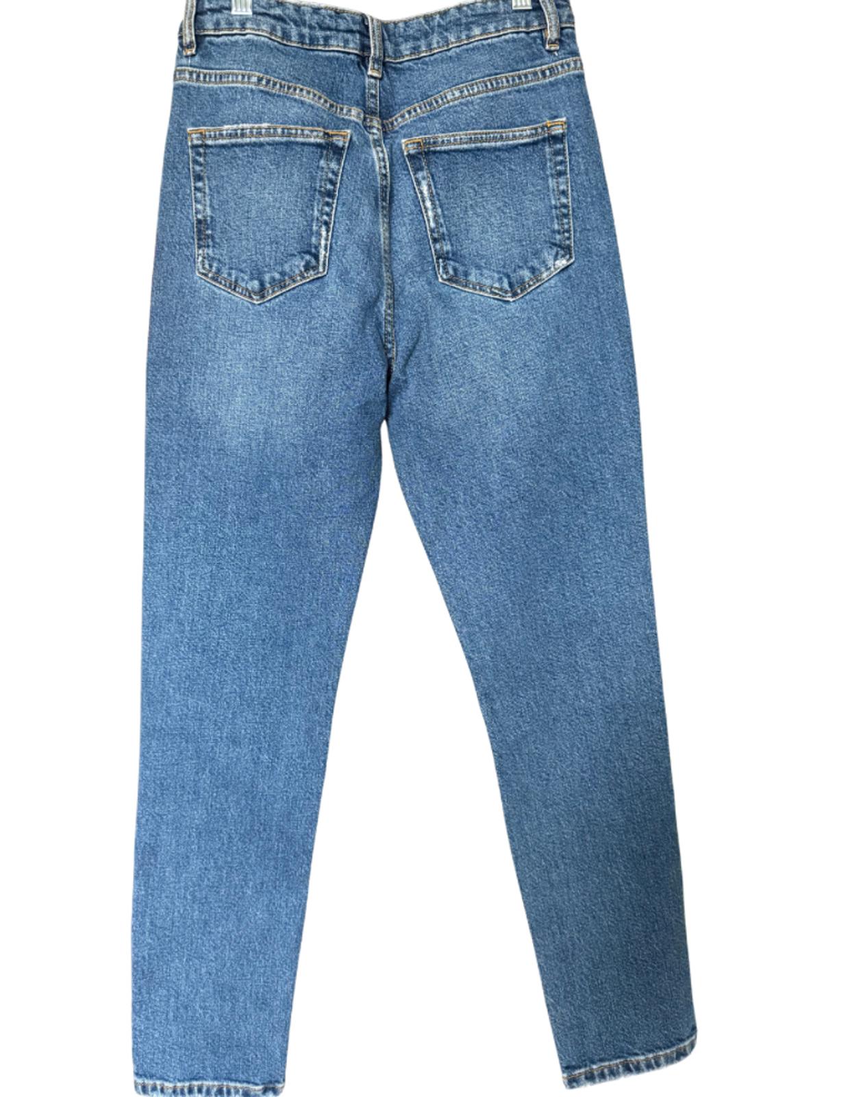 NWT The Kooples Women’s Blue Wash Slim Straight Denim Jeans Size 27