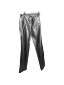 NWT 7 For All Mankind Black Faux Leather Pants Size 28