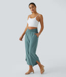 NWT Halara Breezeful High Waisted Crossover Side Pocket Resort Pants - L Petite