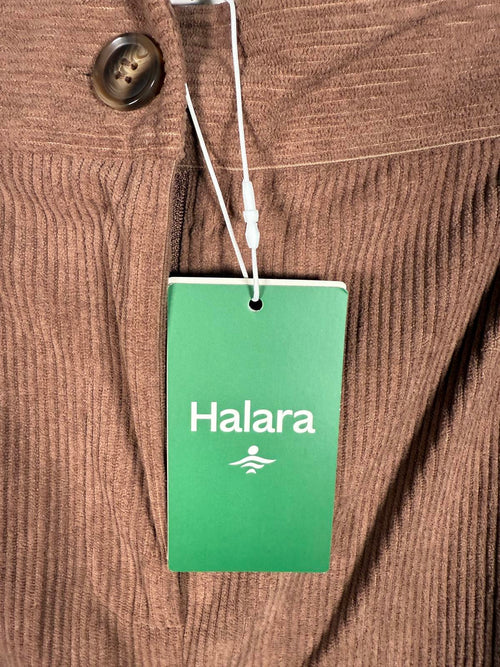NWT Halara High Waisted Corduroy Casual Pants Acorn - Size XL