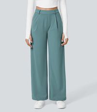 NWT Halara Flex DayStretch High Waisted Pocket Work Pants Size XS Tall