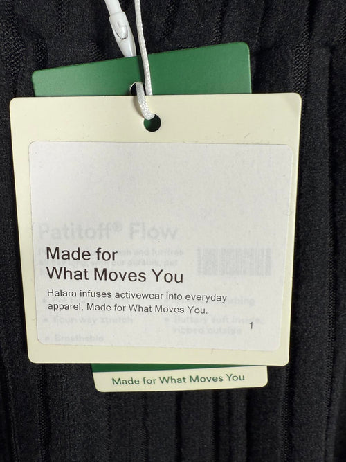 NWT Halara Ribbed Knit High Waisted Pockets Wide Leg Casual Pants Size Small