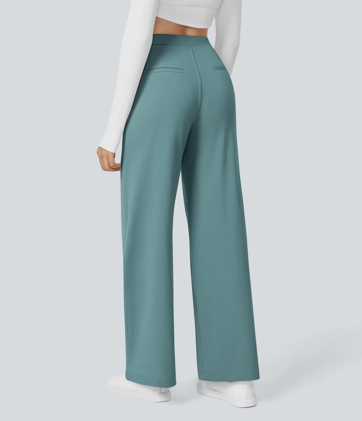 NWT Halara Flex DayStretch High Waisted Pocket Work Pants Size XS Tall